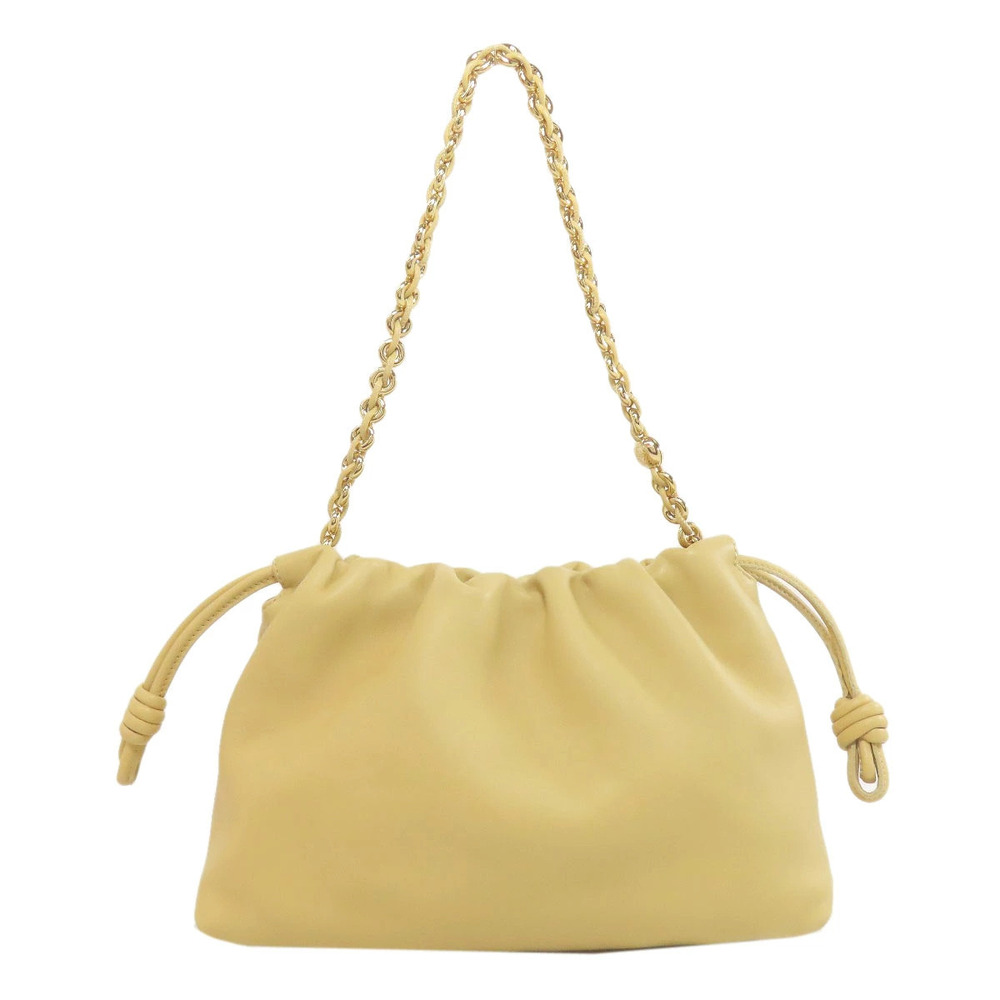 Loewe leather handbag beige 75 pale Amazona khaki Tan Green